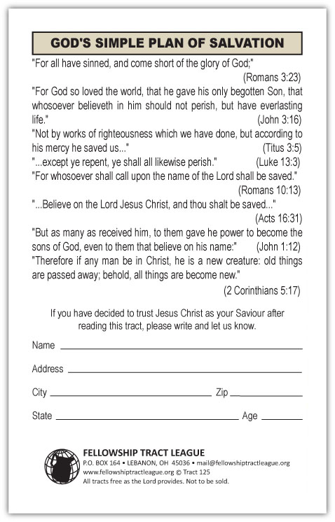 Tract 125 SWATCH