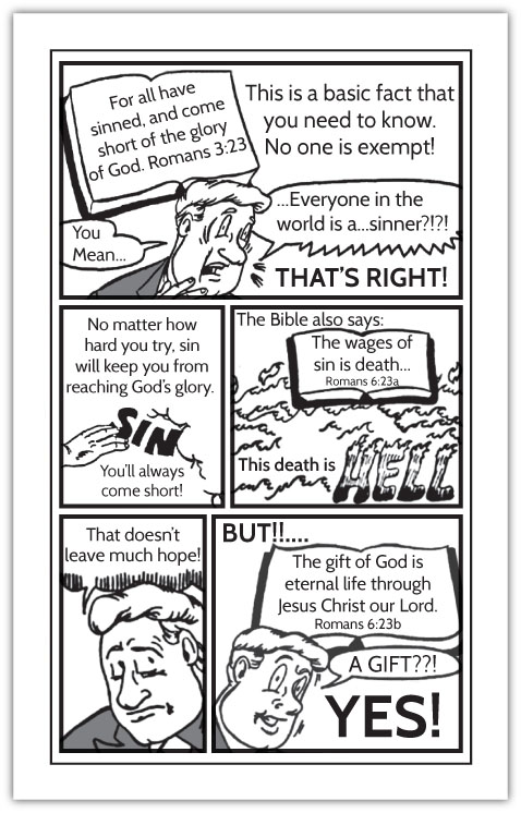 Man’s Most Asked Question (Cartoon Tract) — page 2