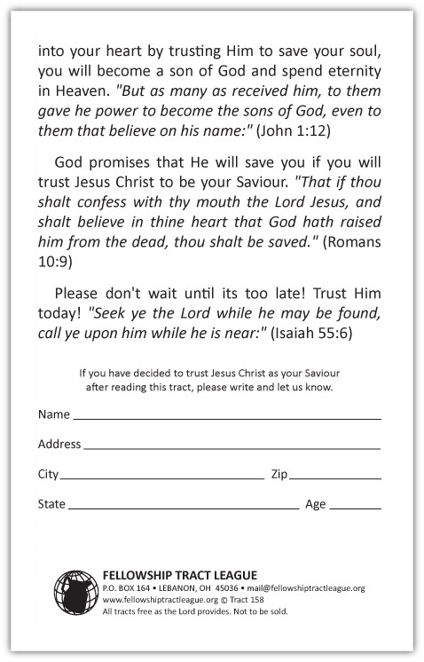 Tract 158 SWATCH