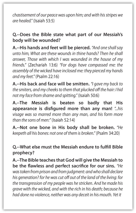 Messiah: His Suffering and Death Foretold (Jewish Tract) — page 2