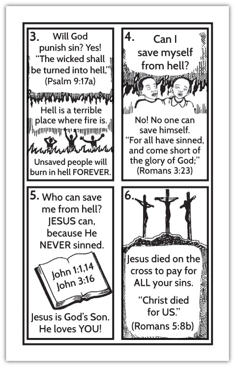 How to get to Heaven (Cartoon Tract-Black Artwork) — page 2