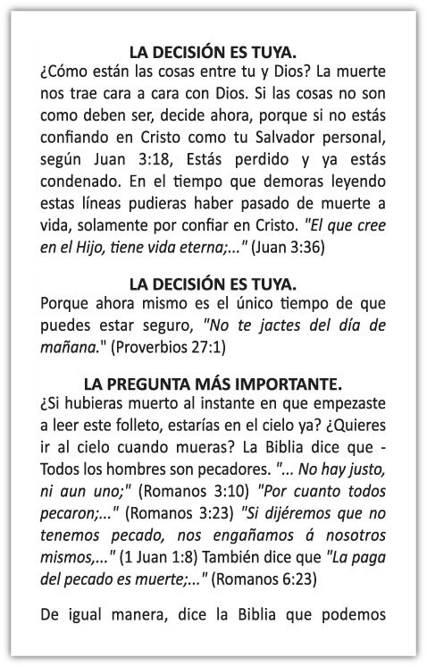 The Decision is Yours - Spanish — page 2