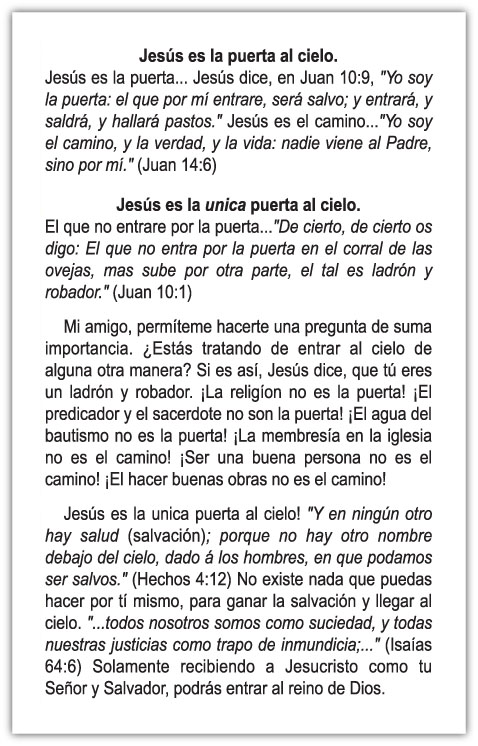 The Only Doorway - Spanish — page 2
