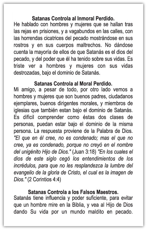 Satan, god of this World - Spanish — page 2