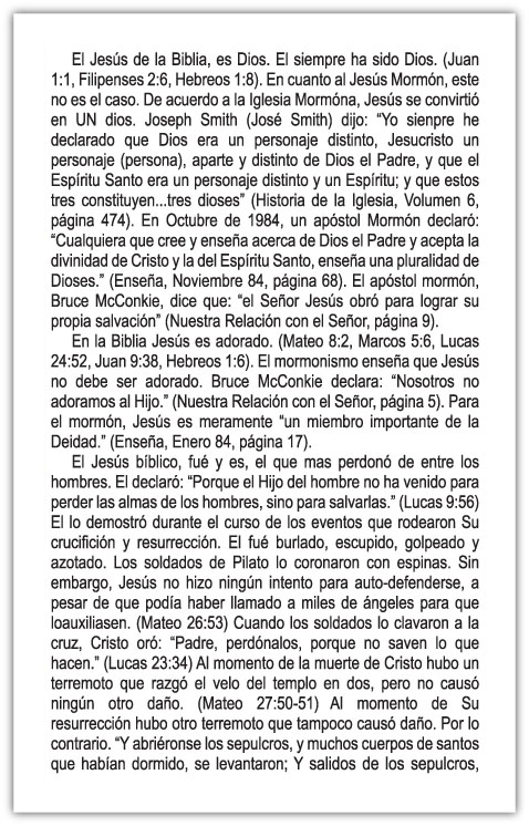 Mormonism has Another Jesus - Spanish — page 2