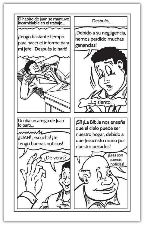 I’ll Do It Later (Cartoon Tract) - Spanish — page 2