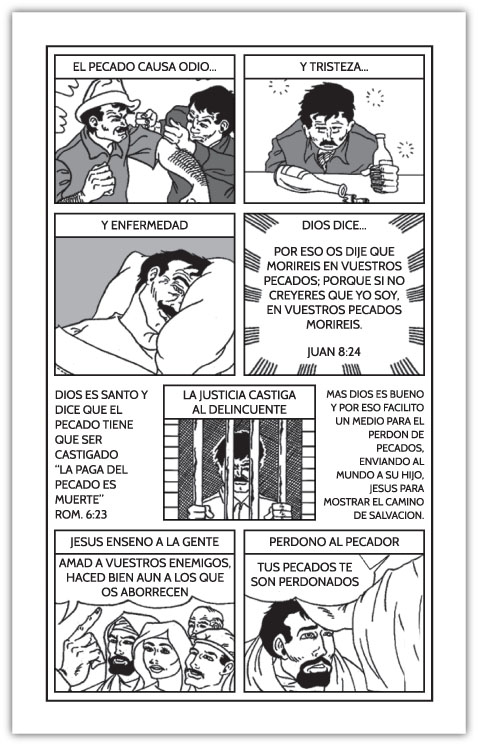 God is Love (Cartoon Tract) - Spanish — page 2