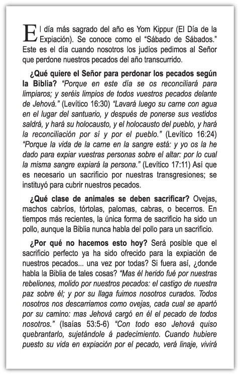 Messiah (Jewish Tract) - Spanish — page 2