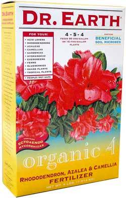 4lb Dr Earth Organic 4 Rhododendron, Azalea & Camellia Fertilizer LARGE