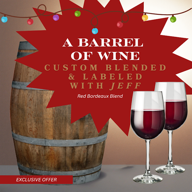Barrel of Red Bordeaux Blend LARGE