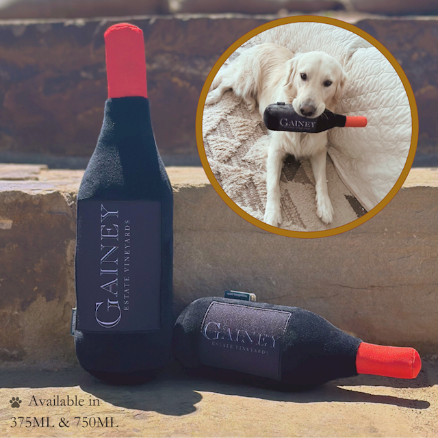 Gainey Wine Bottle Plush Dog Toy MAIN