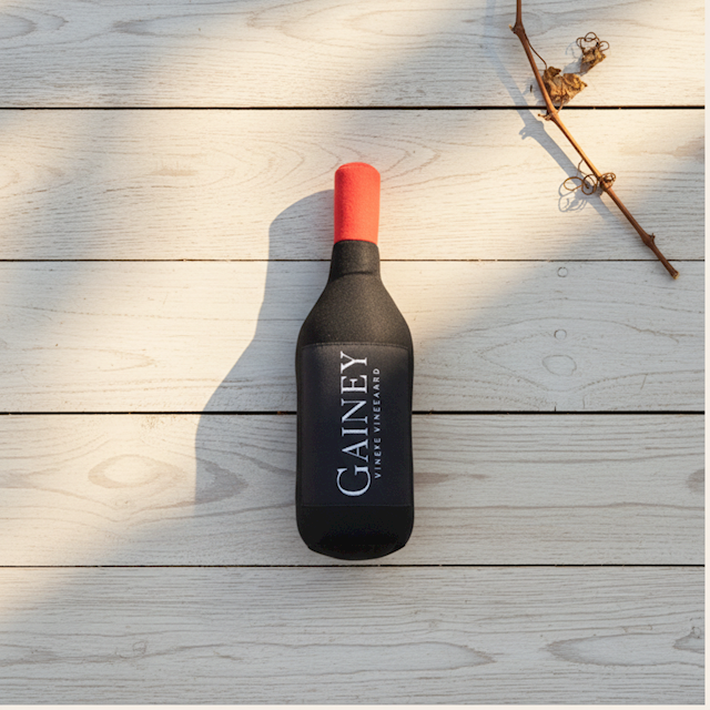 Gainey Wine Bottle Plush Dog Toy LARGE