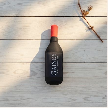Gainey Wine Bottle Plush Dog Toy MAIN