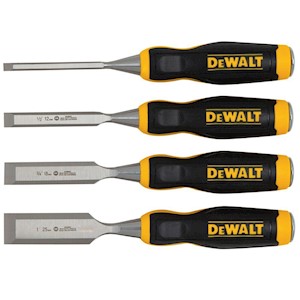 DeWalt 4 Wood Chisel Set LARGE