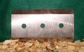 7 1/4" x 4" x 5/8" Double Edged Knife 5/8" Hole THUMBNAIL