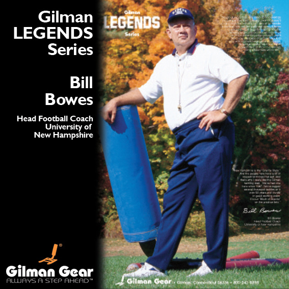 Bill Bowes, Head Football Coach, Indiana University, Gilman Legends Poster THUMBNAIL