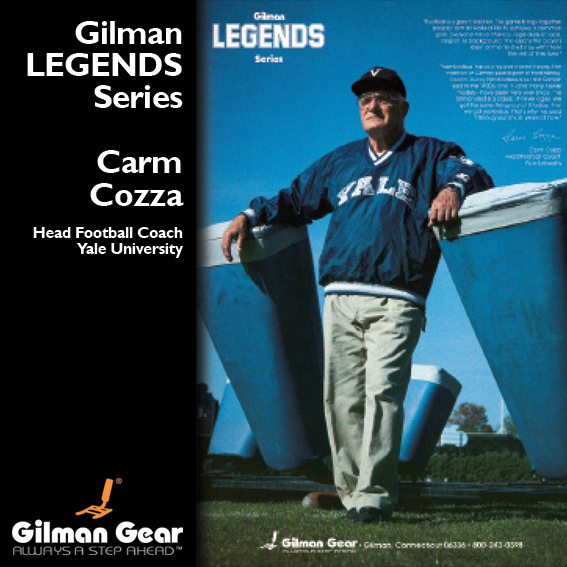 Carm Cozza, Head Football Coach, Yale University, Gilman Legends Posters THUMBNAIL