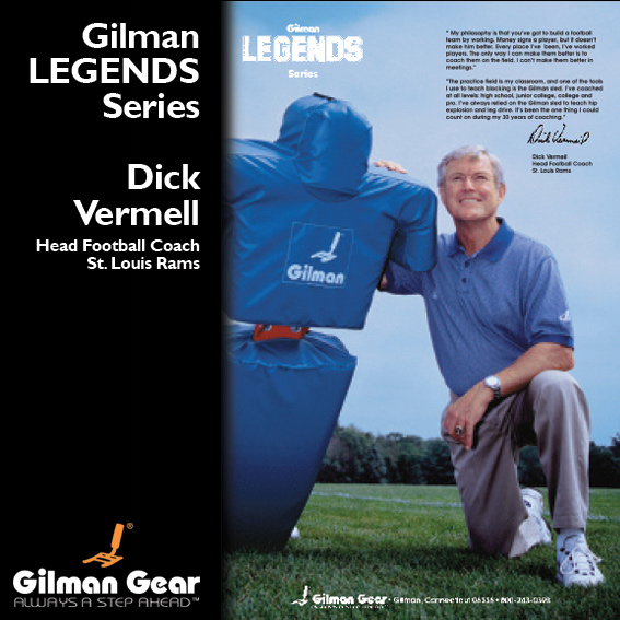 Dick Vermell, Head Football Coach, St Louis Rams, Gilman Legends Posters LARGE