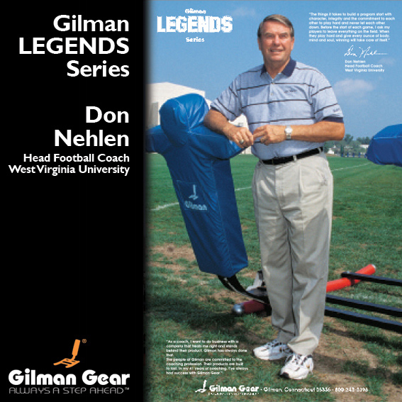 Don Nehlen, Head Football Coach, West Virginia University, Gilman Legends Posters THUMBNAIL