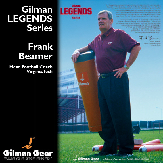 Frank Beamer, Head Football Coach, Virgina Tech, Gilman Legends Posters THUMBNAIL