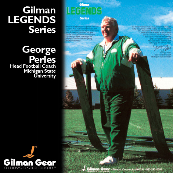 George Perles, Head Football Coach, Michigan State University, Gilman Legends Posters LARGE