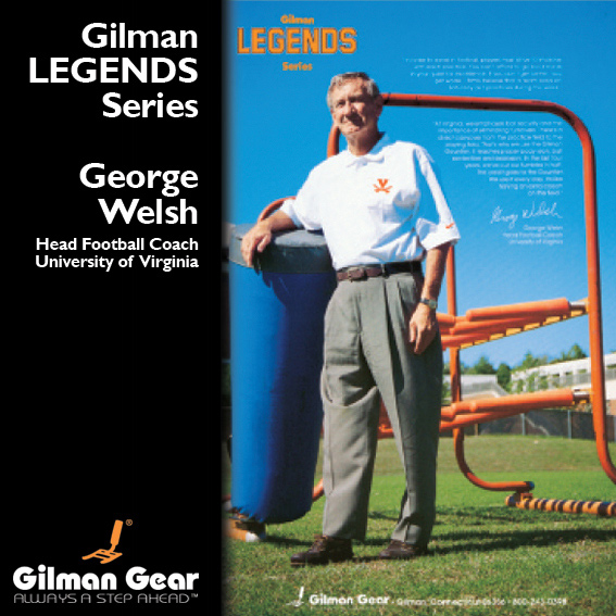 George Welsh, Head Football Coach, University of Virginia, Gilman Legends Posters THUMBNAIL