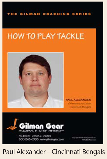 Coaching Series, Instructional DVD: How To Play Tackle, Paul Alexander, Cincinnati Bengals LARGE