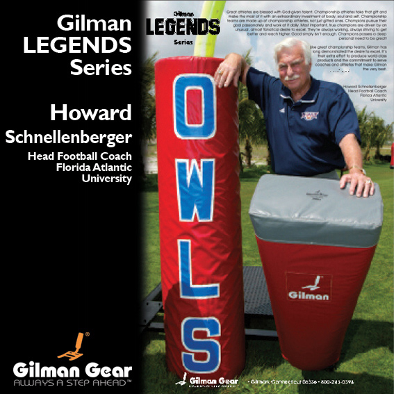 Howard Schnellenberger, Head Football Coach, University of Delaware, Gilman Legends Posters THUMBNAIL