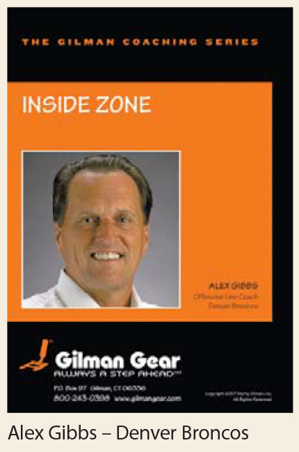 Coaching DVD: Inside Zone - Alex Gibbs, Denver Broncos LARGE