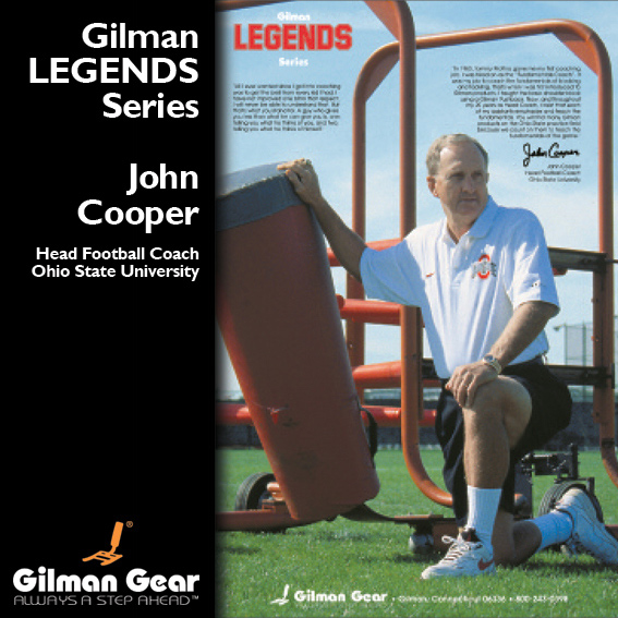 John Cooper, Head Football Coach, Ohio State University, Gilman Legends Posters LARGE