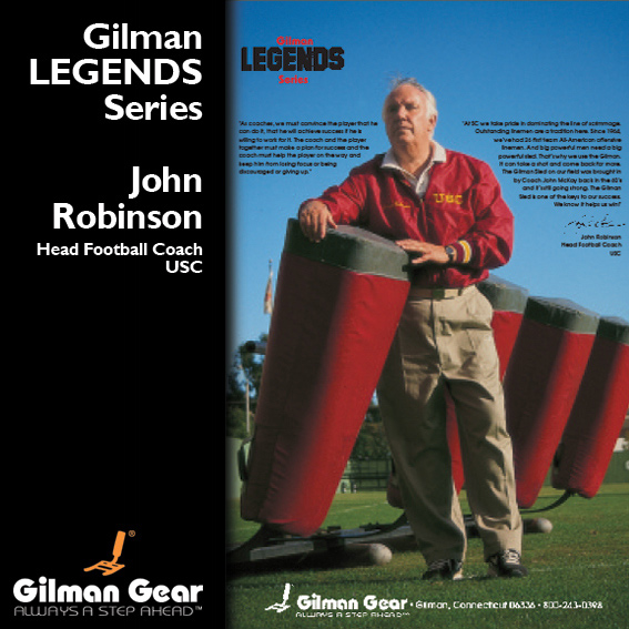 John Robinson, Head Football Coach, USC, Gilman Legends Posters THUMBNAIL