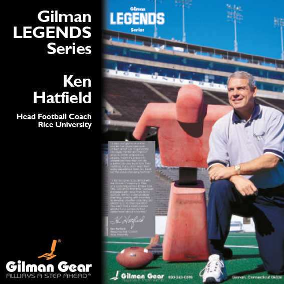 Ken Hatfield, Head Football Coach, Rice University, Gilman Legends Posters LARGE