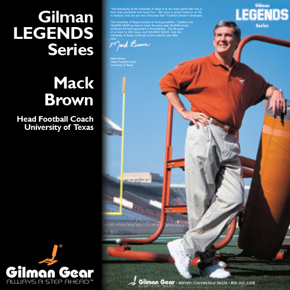 Mack Brown, Head Football Coach, University of Texas, Gilman Legends Posters THUMBNAIL