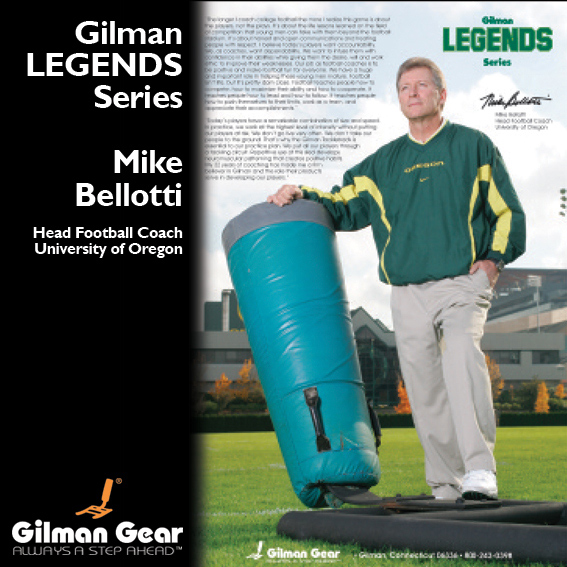 Mike Bellotti, Head Football Coach, University of Oregon, Gilman Legends Posters THUMBNAIL