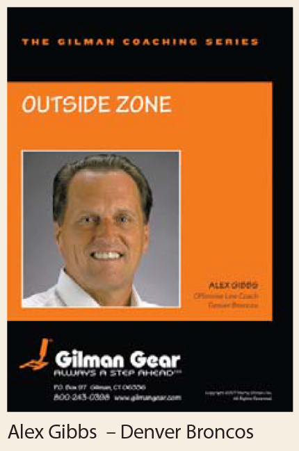 Coaching Series Instructional DVD: Outside Zone - Alex Gibbs, Denver Broncos LARGE