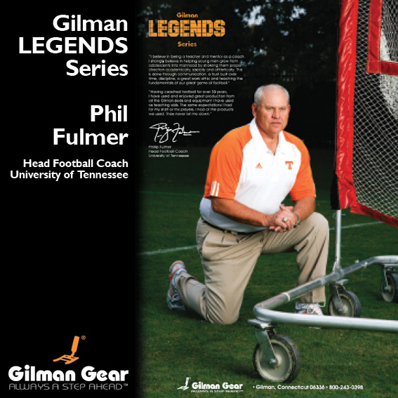 Phil Fulmer, Head Football Coach, University of Tennessee, Gilman Legends Posters THUMBNAIL