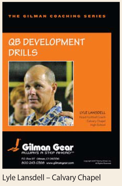 Coaching Series Instructional DVD: QB Development Drills, Lyle Lansdell, Calvary Chapel LARGE