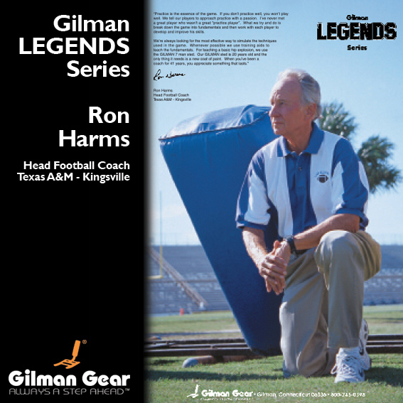 Ron Harns, Head Football Coach, Texas A & M - Kingsville, Gilman Legends Posters THUMBNAIL