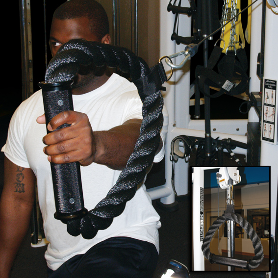 Functional Power Grip - exercise machine rope loop THUMBNAIL