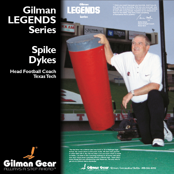 Spike Dykes, Head Football Coach, Texas Tech, Gilman Legends Posters LARGE