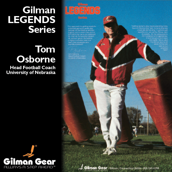 Tom Osbourne - Gilman Legends Posters LARGE