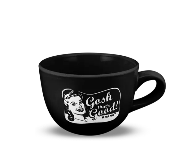 Retro Black Mug THUMBNAIL
