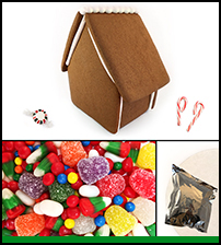 Assembled Alpine Gingerbread House Kit THUMBNAIL