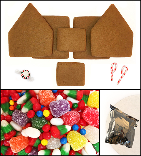 Unassembled Alpine Gingerbread House MAIN