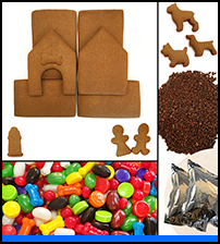 Dog Gingerbread House Kit - Unassembled THUMBNAIL