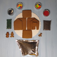 Puppy Gingerbread House Kit - Unassembled THUMBNAIL
