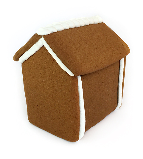 Assembled Gingerbread Cabin House MAIN