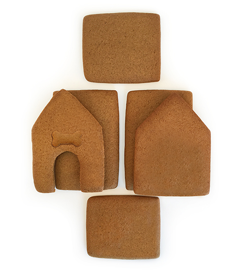 Puppy Gingerbread House Parts Only - Unassembled MAIN