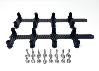 Carbon Fiber LS Coil Bracket Kit LARGE