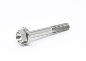 Titanium Hex Flange Bolt M6x1.0x40mm THUMBNAIL